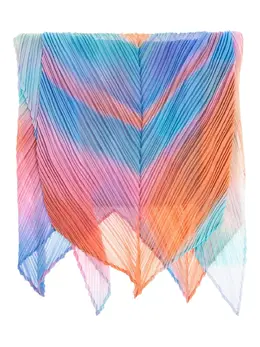 Pleats Please Issey Miyake: Голубой шарф 