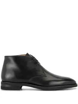 Bally: Чёрные ботинки 