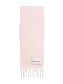Sportmax: Светлый шарф 