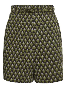 Prada Pre-Owned: Зелёные шорты 