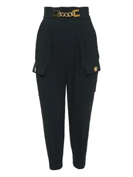 Elisabetta Franchi: Чёрные брюки 
