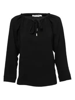 Max Mara: Чёрная футболка 
