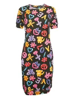 Moschino Pre-Owned: Платье с принтом 