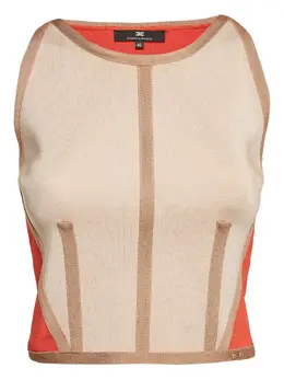 Elisabetta Franchi: Трикотажный топ 