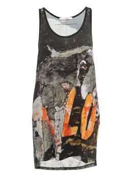 Givenchy Pre-Owned: Платье с абстрактным принтом 