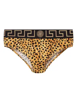 Versace: Жёлтые трусы 