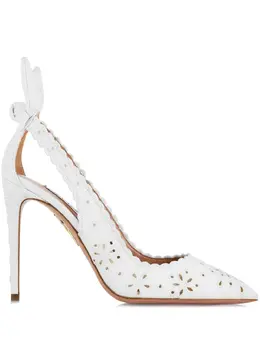 Aquazzura: Белые туфли 