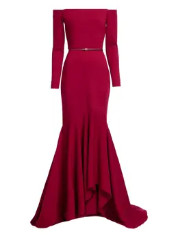 Elie Saab: Платье с открытыми плечами 