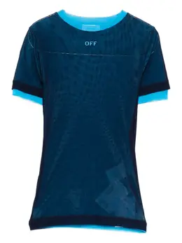 Off-White: Топ в сетку 