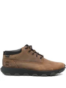 Timberland: Коричневые ботинки 