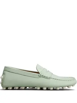 Tod's: Светлые лоферы 