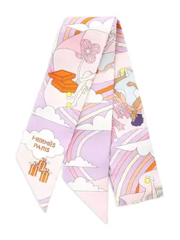 Hermès Pre-Owned: Фиолетовый шарф 