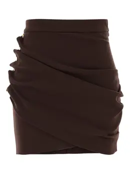 Elisabetta Franchi: Коричневая юбка 