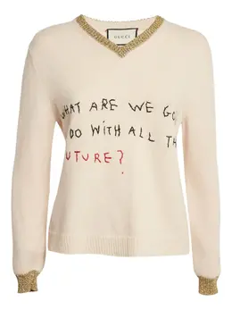 Gucci Pre-Owned: Бежевый свитер 