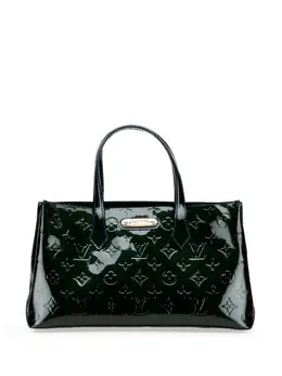 Louis Vuitton Pre-Owned: Зелёная сумка 