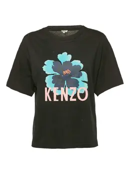 Kenzo Pre-Owned: Футболка с цветочным принтом 