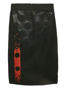 Versace Pre-Owned: Чёрная юбка 
