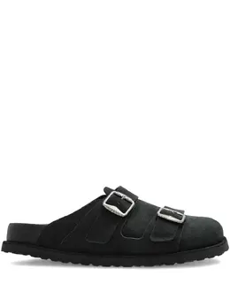 Birkenstock: Чёрные сабо 