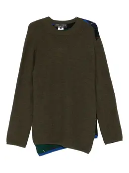 Comme des Garçons Homme Plus: Свитер цвета хаки 