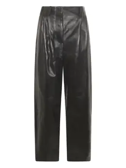 Givenchy: Кожаные брюки 