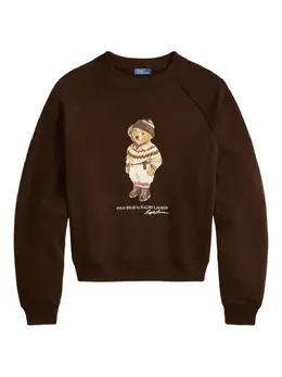 Polo Ralph Lauren: Коричневый свитер 