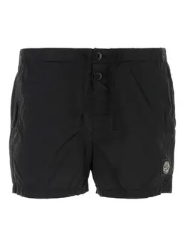 Stone Island: Чёрные шорты 
