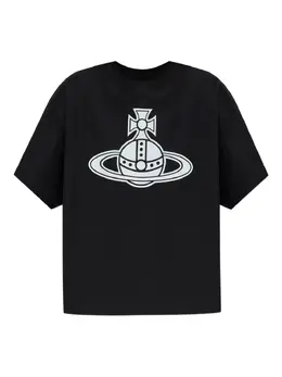 Vivienne Westwood: Чёрная футболка  Orb