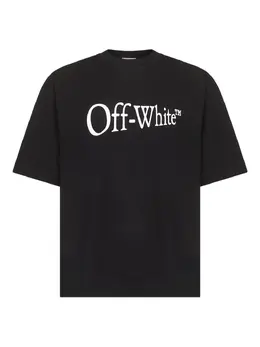 Off-White: Футболка  Arrow с принтом