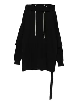 Rick Owens DRKSHDW: Чёрная толстовка  Hustler
