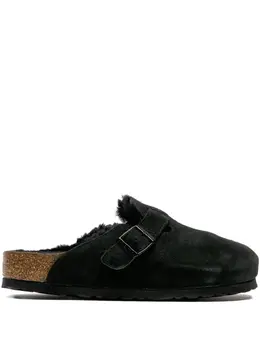 Birkenstock: Чёрные сабо  Boston