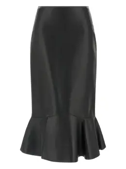 FENDI: Юбка с баской 