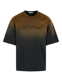 Off-White: Футболка с принтом 