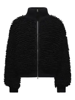 Moncler: Кардиган с воротником 