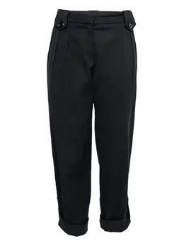Moschino Pre-Owned: Брюки с подворотами 
