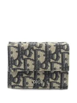 Christian Dior Pre-Owned: Бежевый кошелёк 