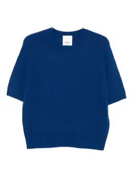 Allude: Свитер с коротким рукавом 