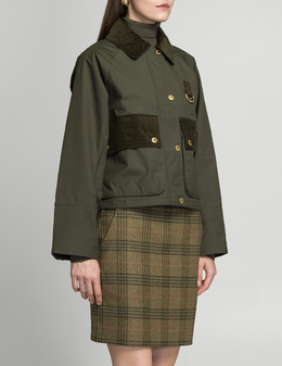BARBOUR: Зелёная куртка 