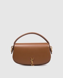Saint Laurent: Коричневая сумка 