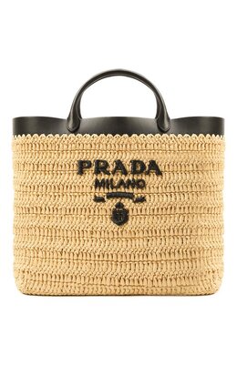 Prada: Бежевая сумка 