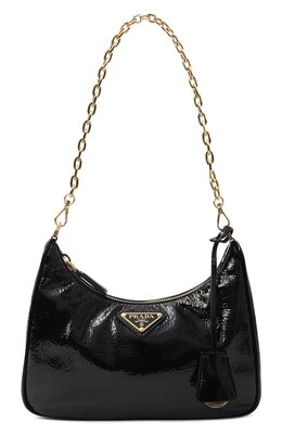 Prada: Чёрная сумка 