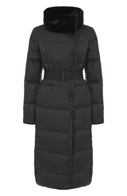Emporio Armani: Чёрный пуховик 