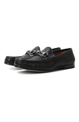 Gucci: Чёрные туфли  Horsebit