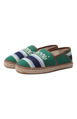 Gucci: Зелёные мокасины 