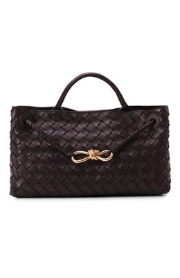 Bottega Veneta: Коричневая сумка 