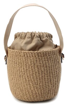 Chloé: Бежевая сумка  Woody Small