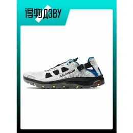 Salomon: Голубые кроссовки 