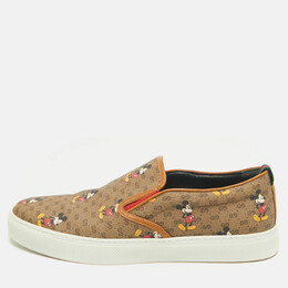 Gucci: Коричневые мокасины  GG Supreme