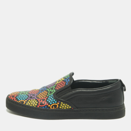 Gucci: Многоцветные мокасины  GG
