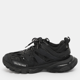 Balenciaga: Чёрные кроссовки  Track