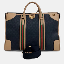 Gucci: Чорні спортивні сумки  GG